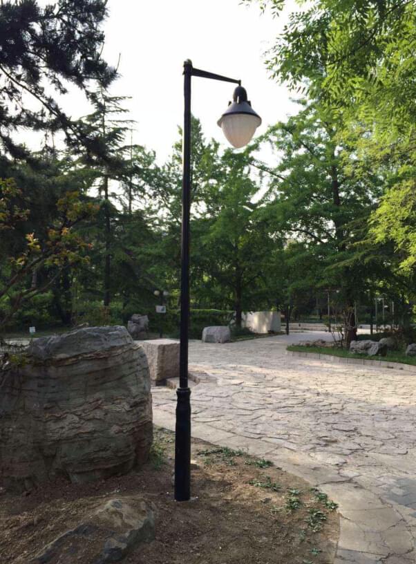 河北邢臺市園林亮化工程 LED庭院燈點亮城市綠意